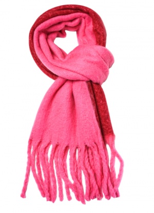 Pure Fashions Chunky Pink Scarf